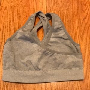 Nepoagym Camo Gray Bra Size Medium in VEUC like new!